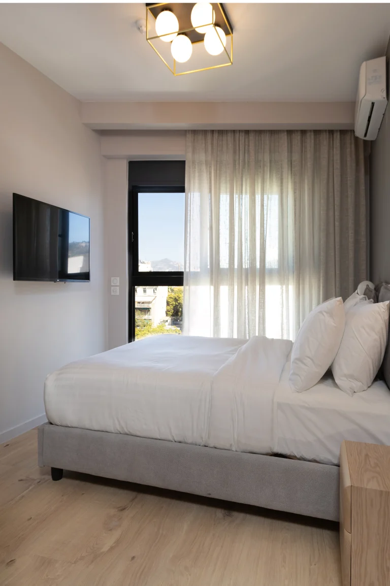 Elegant bedroom suite at Incanto Boutique Suites Athens