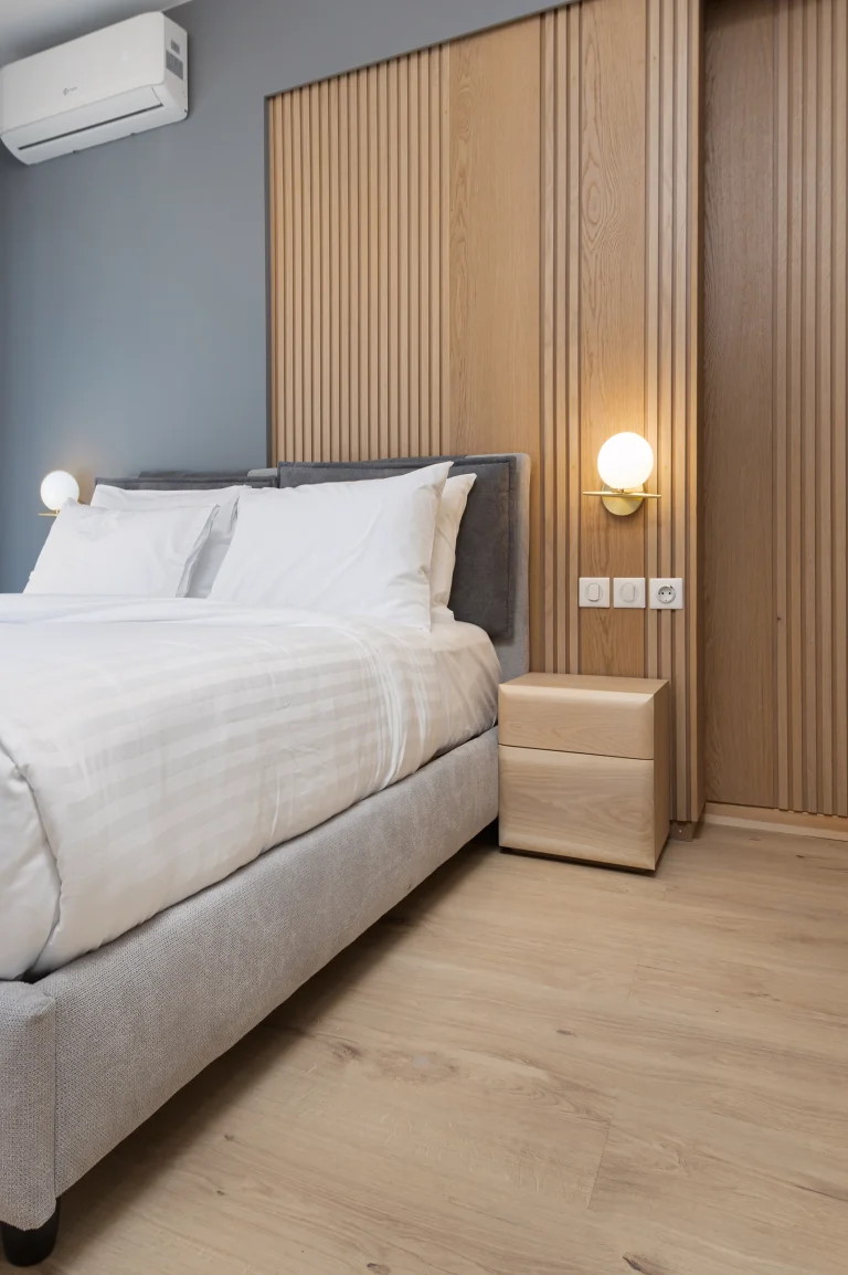 Elegant bedroom suite at Incanto Boutique Suites Athens